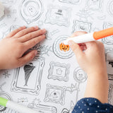 Monster Mash Coloring Roll Table Runner