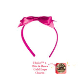 Eloise Bow Headband- Pink