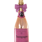 Champagne with Bow - Pink Ornament