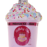 Birthday Cake Ice Cream Ornament