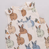Baby Boy Noah Jumper- Blue Vintage Bunnies