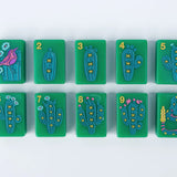 Desert Bloom American Mahjong Tiles by Mod Mahj - DESERT JADE