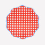 Red Gingham Side Plates