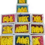 Gold Bubble Letter Sorority Ornament