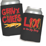 Geaux Chiefs Super Bowl Koozie