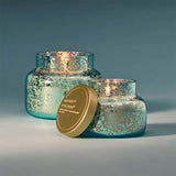 Volcano Blue Textured Mercury Signature Candle- 19 oz