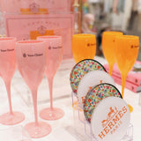 Pink Champagne Flute