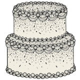 Die-cut Coloring Birthday Cake Placemat