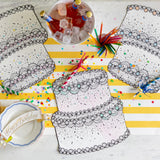Die-cut Coloring Birthday Cake Placemat