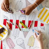 Coloring Summer Treats Placemat