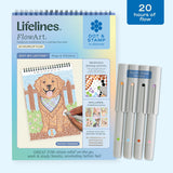 Dot-By-Letter FlowArt - Wags & Whiskers