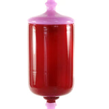 Glass Canister - Vermillion Pink
