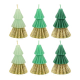 Green Tree Mini Candles