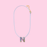 Colorful Confetti Alphabet Necklace