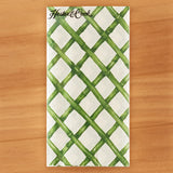 Green Lattice Guest Napkin