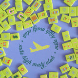 Mod Chartreuse Mile High Mahj Travel Set