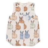 Baby Boy Noah Jumper- Blue Vintage Bunnies