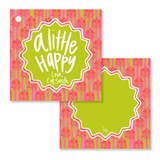 Pink Stars & Stripes Gift Tag