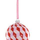 Tumbling Block Bauble- Red
