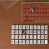 Origami Mahjong Tile Set- Timber