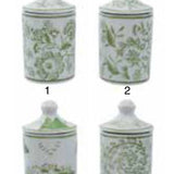 Hand Stamped Stoneware Spice Jar