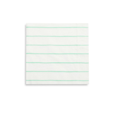Frenchie Striped Large Napkins- Mint