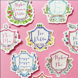 Sorority Motif Decals