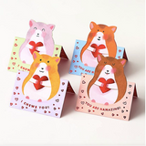 Hamster Valentine Set- Set of 28