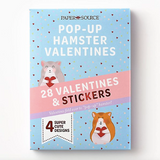 Hamster Valentine Set- Set of 28