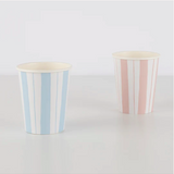 Ticking Stripe Cups
