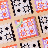 Mod Quilt Coaster Set