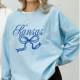 Kansas Bow Sweatshirt
