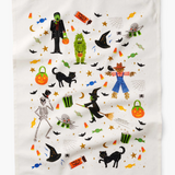 Halloween Parade Tea Towel