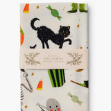 Halloween Parade Tea Towel