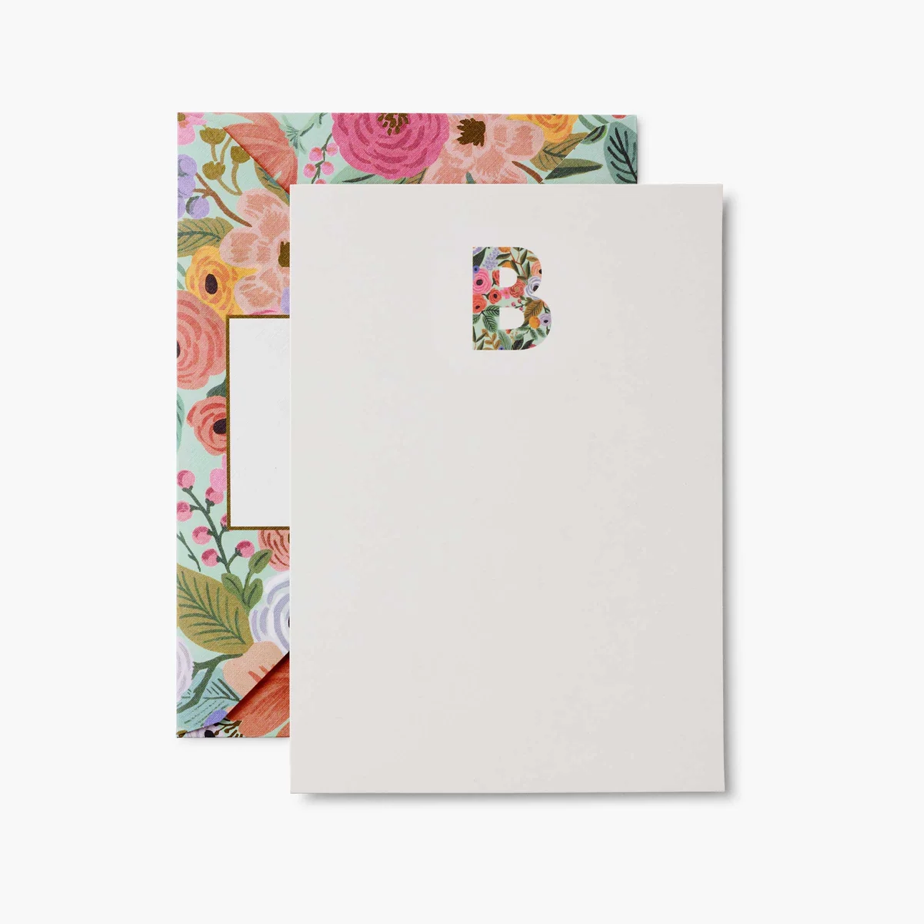 Garden Party Monogram Notecards