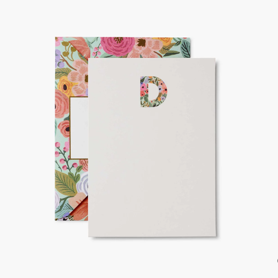 Garden Party Monogram Notecards