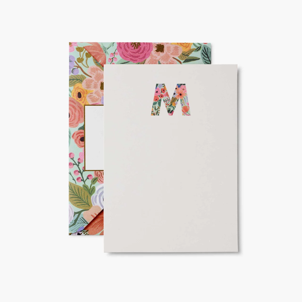 Garden Party Monogram Notecards