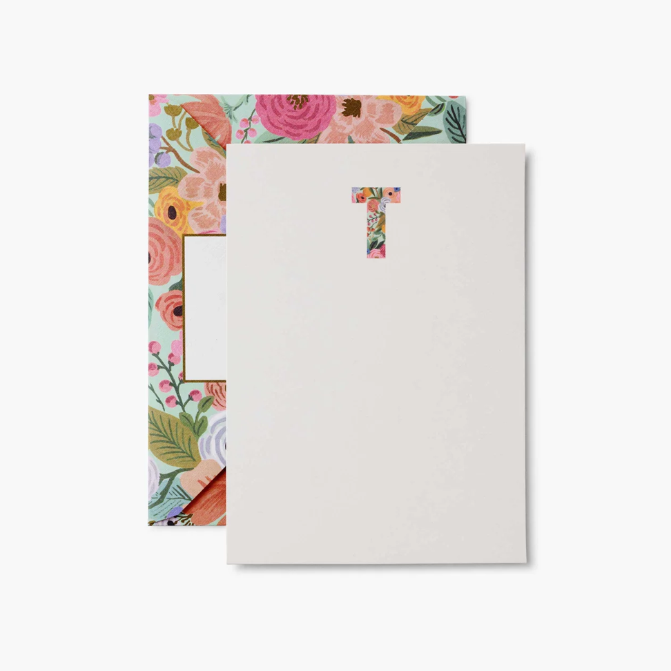 Garden Party Monogram Notecards