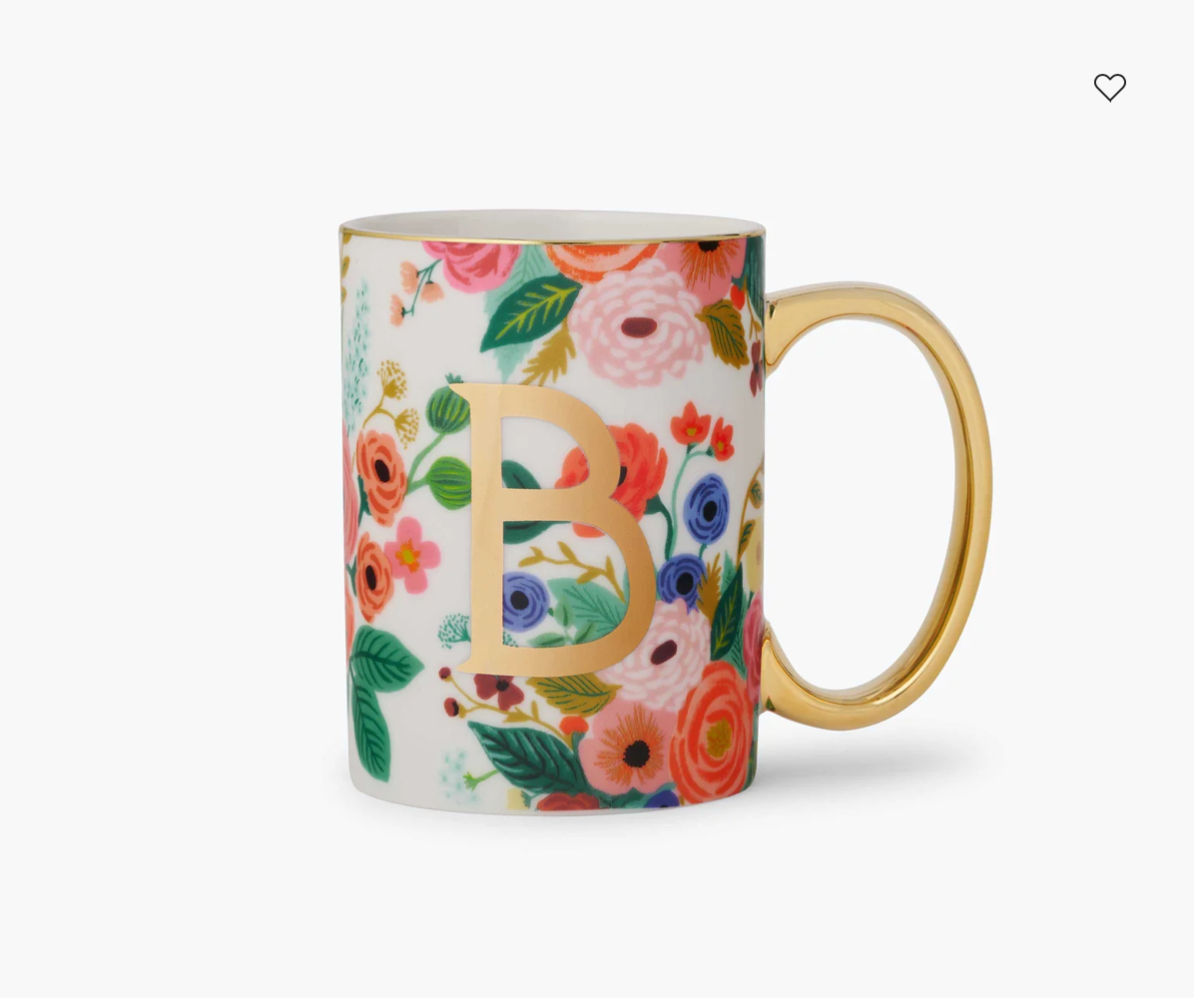 Porcelain Monogram Mug