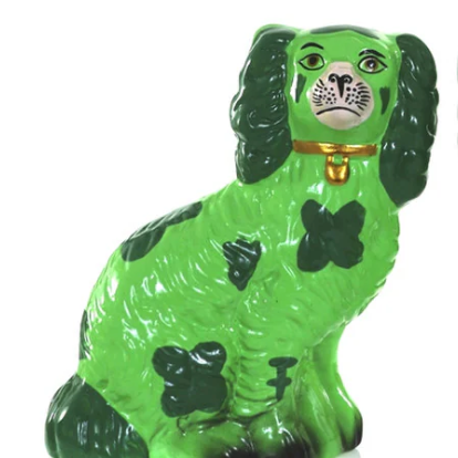 Staffordshire Spaniel- Neon Green