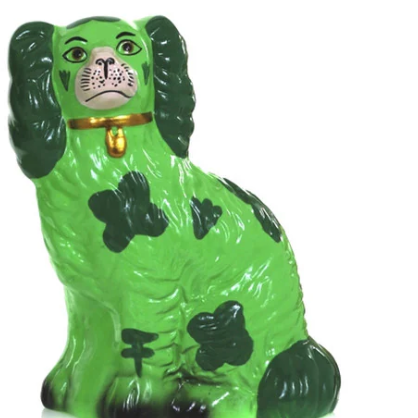 Staffordshire Spaniel- Neon Green