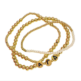 The Everyday Gold Bracelet Sorority Stack