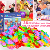 Valentine's Day Fidget Keychain Set