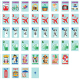 Bespoke X Gray Malin Getaway Dogs Mahjong Tiles - Icy Blue