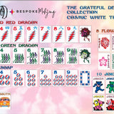 Grateful Dead x Bespoke Mahjong Travel Tiles Kit - COSMIC WHITE PEARL