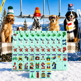 Bespoke X Gray Malin Getaway Dogs Mahjong Tiles - Icy Blue