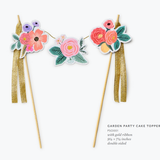 Garden Party Cake Topper