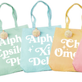 Sorority Pom Pom Totes