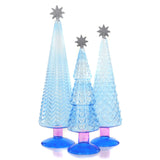 Translucent Conifer Tree- Blue/Silver