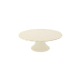 Small Bamboo Fiber Cake Stand- White